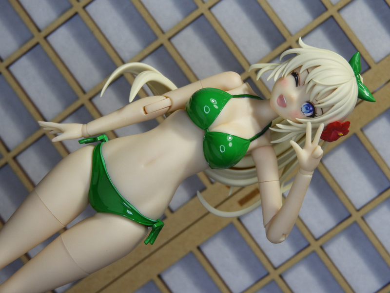 創彩少女庭園 佐伯リツカ [水着] 制作記1.塗装 - ほんずなすぶろぐ