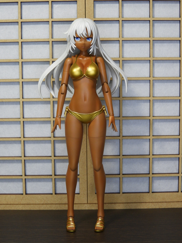 創彩少女庭園 佐伯リツカ [水着] 制作記2.塗装 - ほんずなすぶろぐ