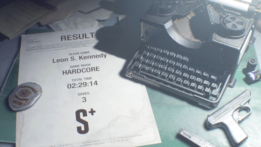 バイオRE2、トロフィーコンプ／レコード完全制覇／S+クリア×2です♪【PC Steam版／DLC含む】005