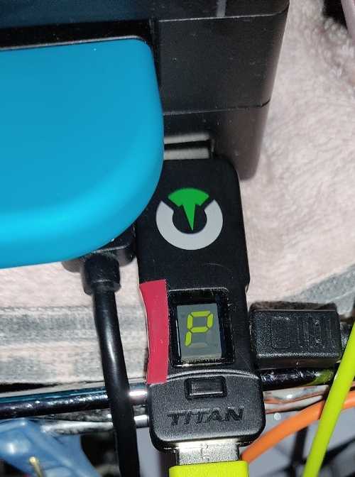 【Titan One】LED表示が「P」 【Titan One】LED表示が「P」