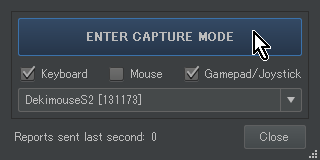 【Titan Two】「KMG Capture」機能【Mouseにチェックを入れない】 【Titan Two】「KMG Capture」機能【Mouseにチェックを入れない】