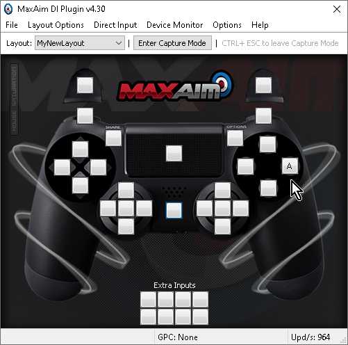 【Titan One】「MaxAim DI」で「PlayStationなら○ボタン/Nintendo SwitchならAボタン」にキーボード「A」を設定 【Titan One】「MaxAim DI」で「PlayStationなら○ボタン/Nintendo SwitchならAボタン」にキーボード「A」を設定