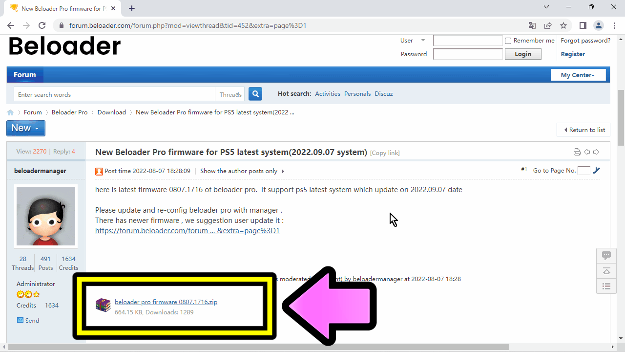 】Beloader Proの最新ファームウェアをダウンロード-02【PS5の2022/09/07アップデート(バージョン22.02-06.00.00.42-00.00.00.0.1)対応 Beloader Proの最新ファームウェアをダウンロード-02【PS5の2022/09/07アップデート(バージョン22.02-06.00.00.42-00.00.00.0.1)対応】