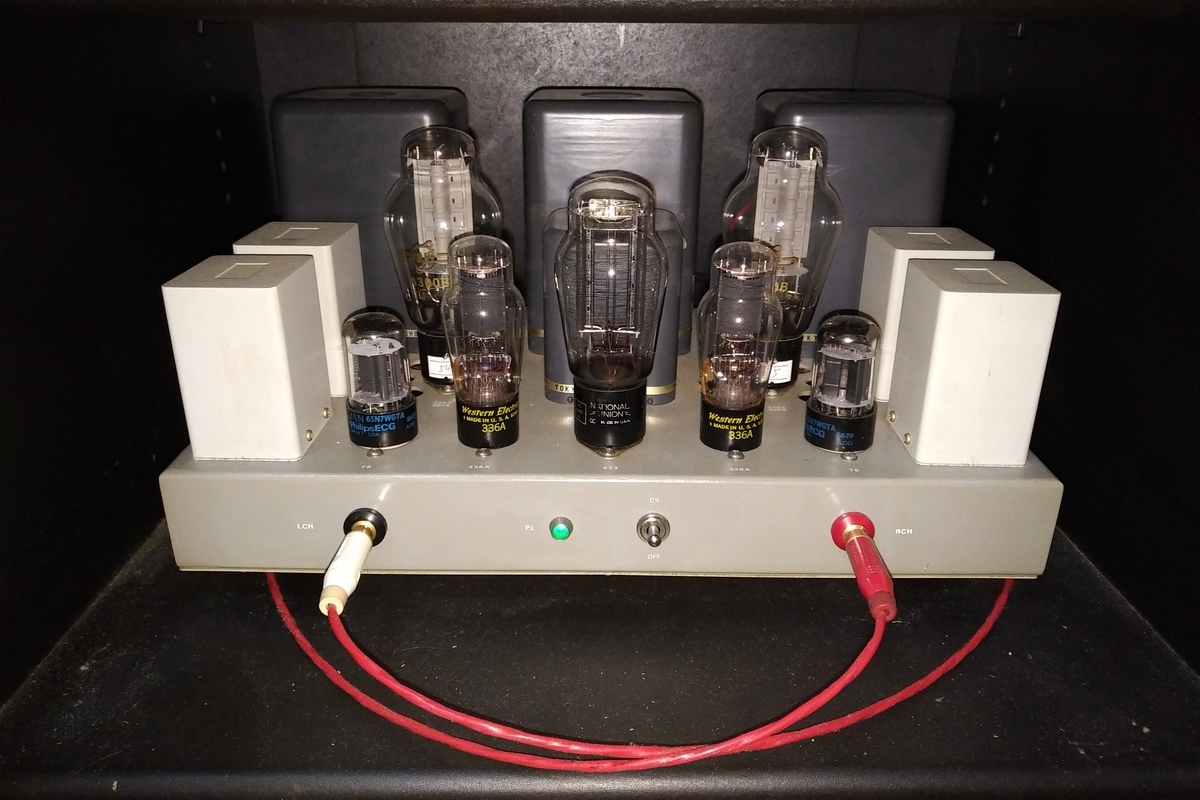 30年近く前に作成した300Bトランス結合アンプです。 - ueelumen