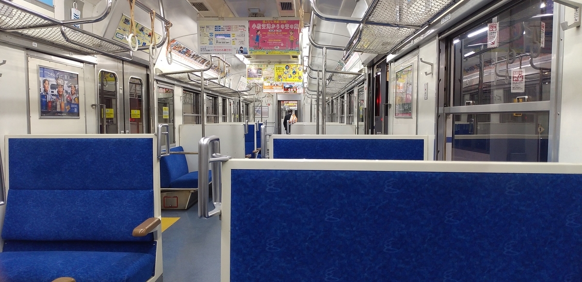 電車の車内(イメージ)