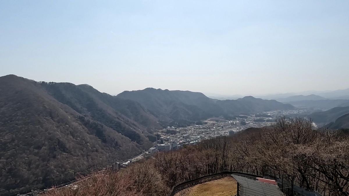 鬼怒川温泉ロープウェイ 景観