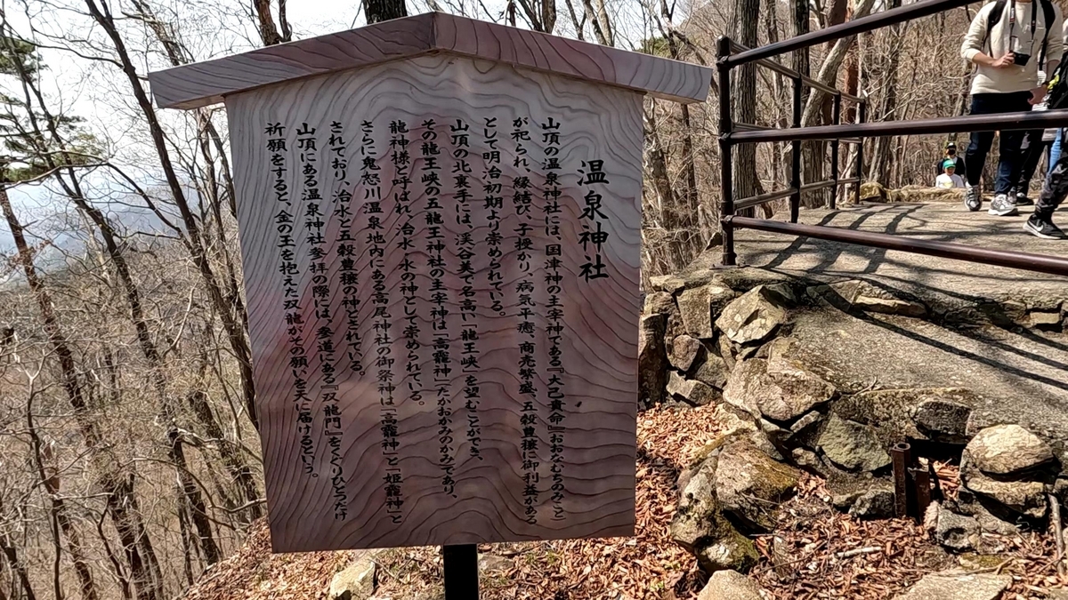 温泉神社（山頂）