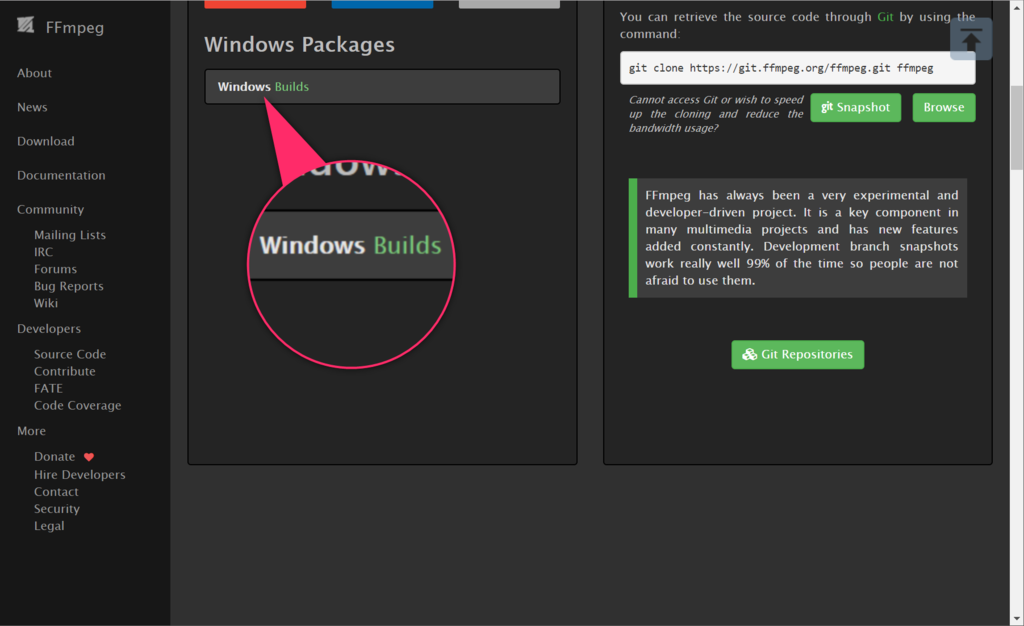 ffmpeg gui aac