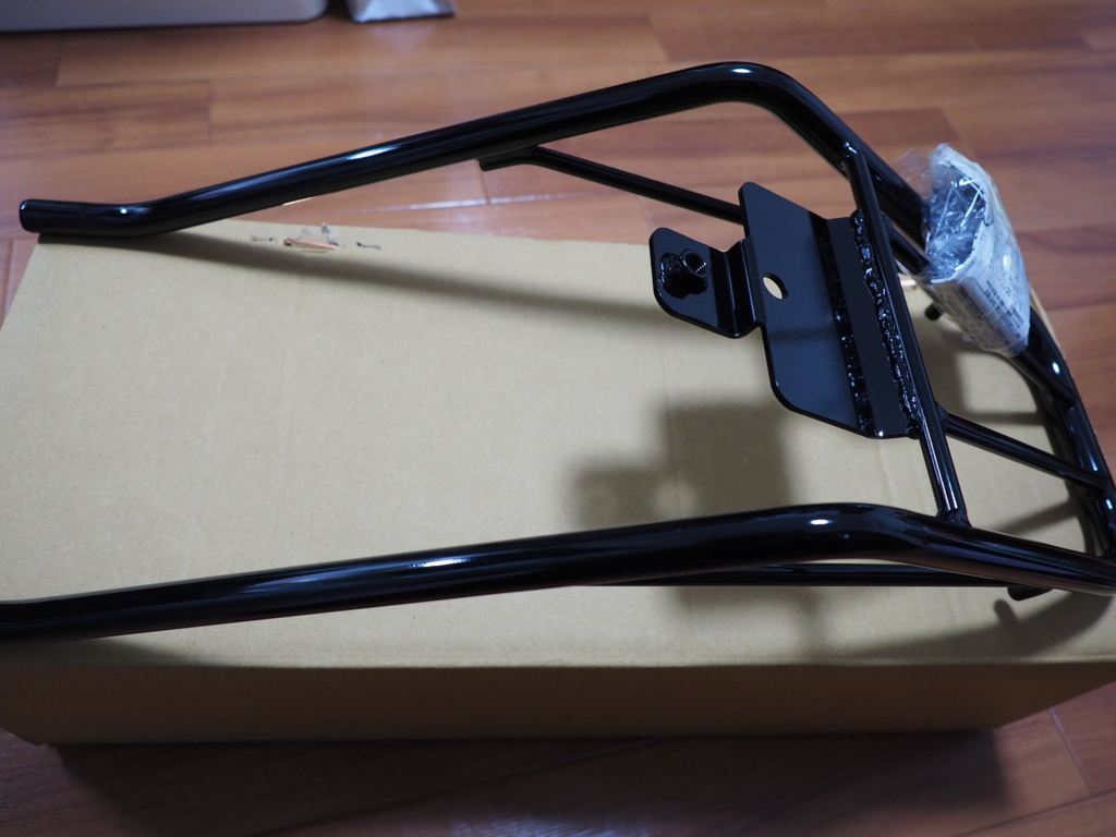 Z125pro キャリア装着 旅に出たいごうけん
