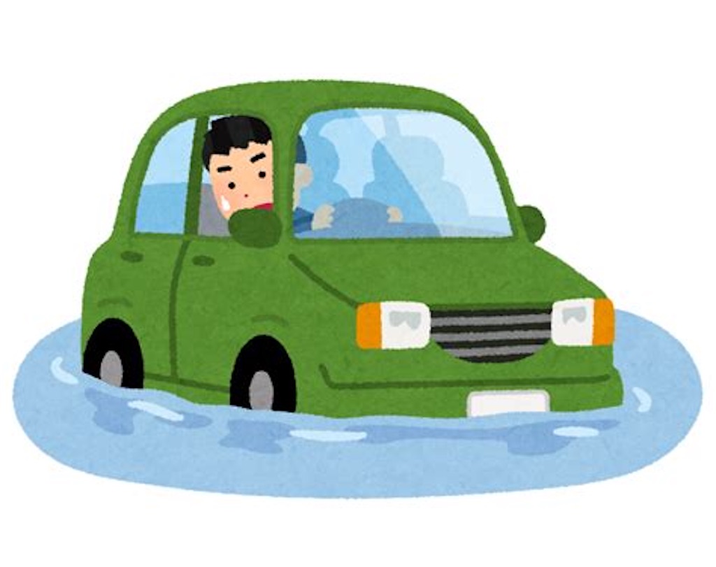 浸水 冠水被害を受けた車の対応方法 大阪のレンタカーならテラニシモータース