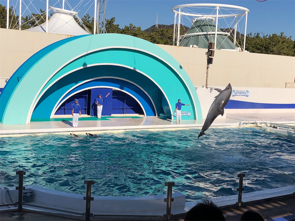 赤ちゃんと鴨川旅行 鴨川シーワールドはやっぱりシャチが圧巻 かなり濡れるのでお着替え必須です ひまわり姉妹日記