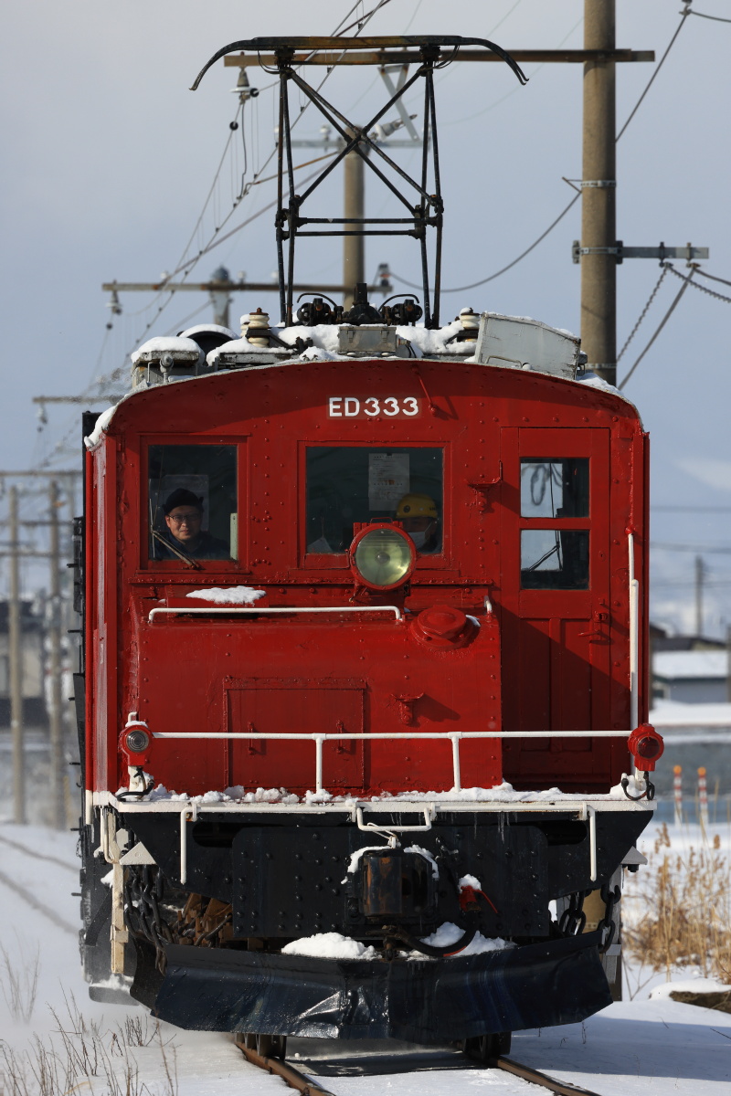 黒石に戻るED333を撮る！(弘南鉄道ラッセル車撮影編) - 続 うっかり鉄
