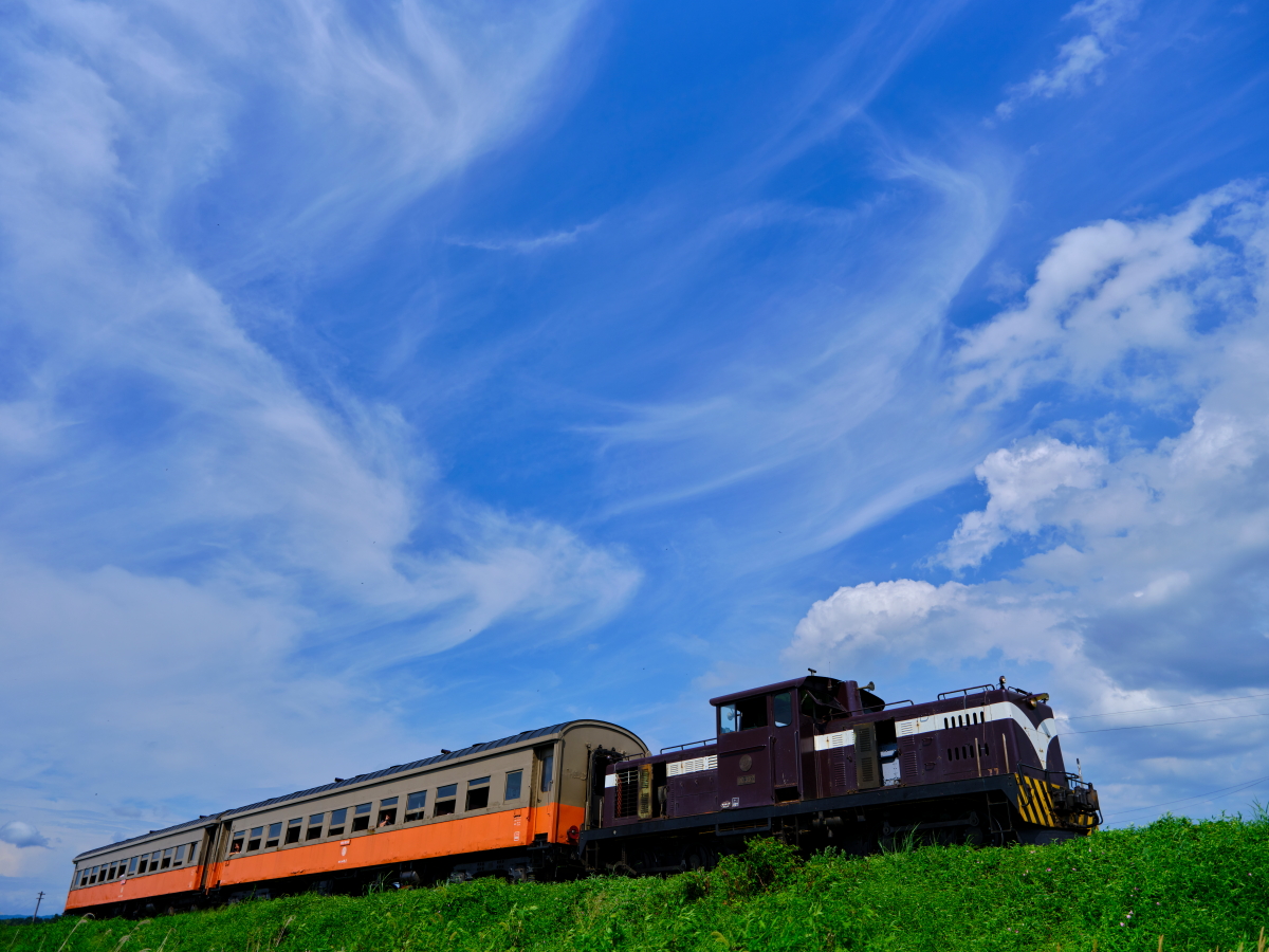 真夏の津軽鉄道を往く、DD352牽引の旧型客車を撮る！ - 続 うっかり鉄