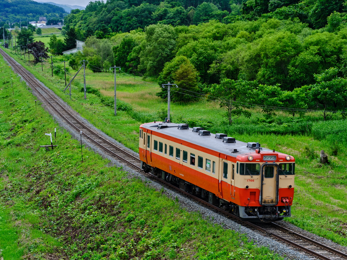 夏の根室本線を走る、ツートンカラーのキハ40を撮る! - 続 うっかり鉄の鉄道風景写真撮影記