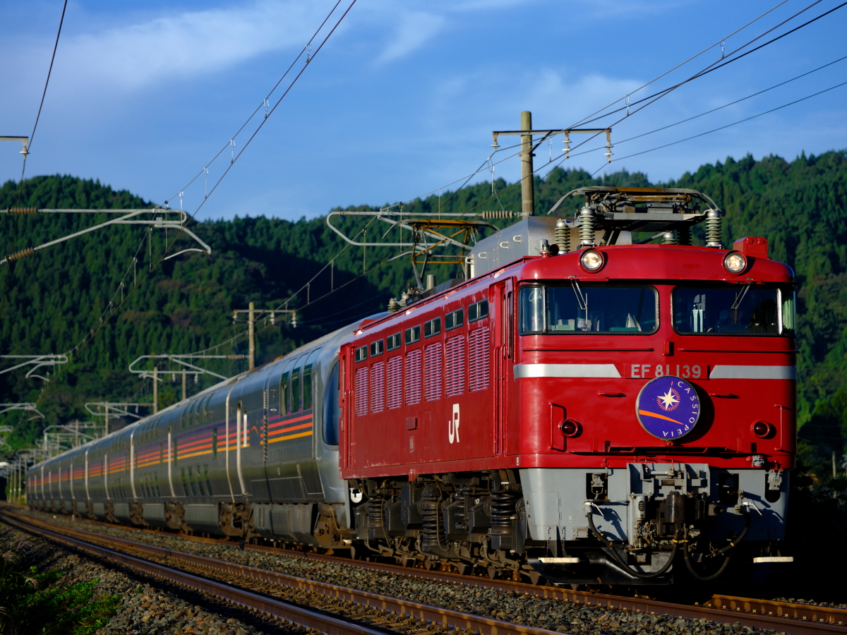 EF81-139牽引のE26系寝台客車「カシオペア紀行」を撮る！(メイン機材編