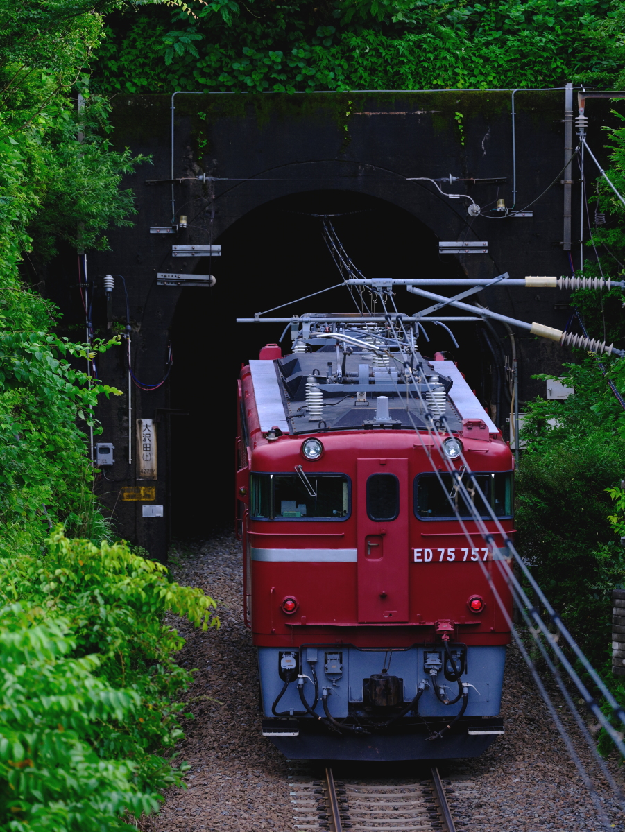 仙台に戻るED75-757 - 続 うっかり鉄の鉄道風景写真撮影記