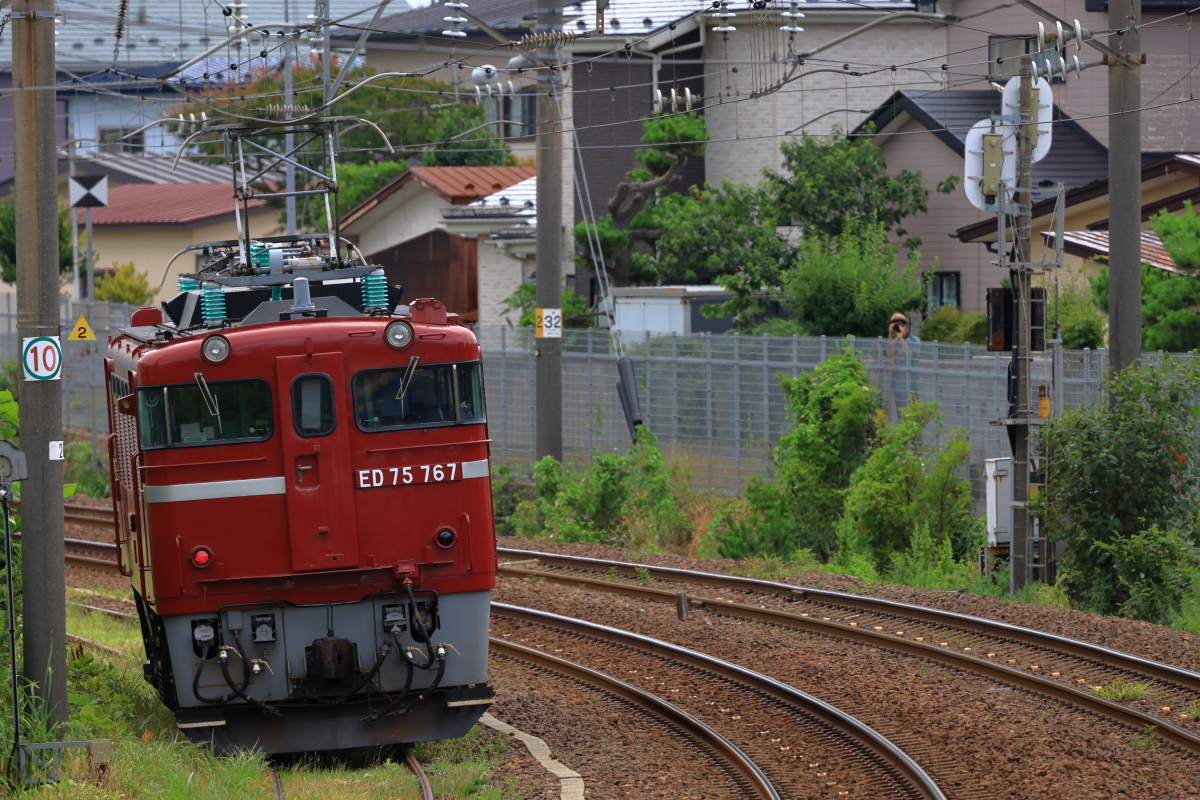 本日はED75 767の廃車回送へ - 続 うっかり鉄の鉄道風景写真撮影記