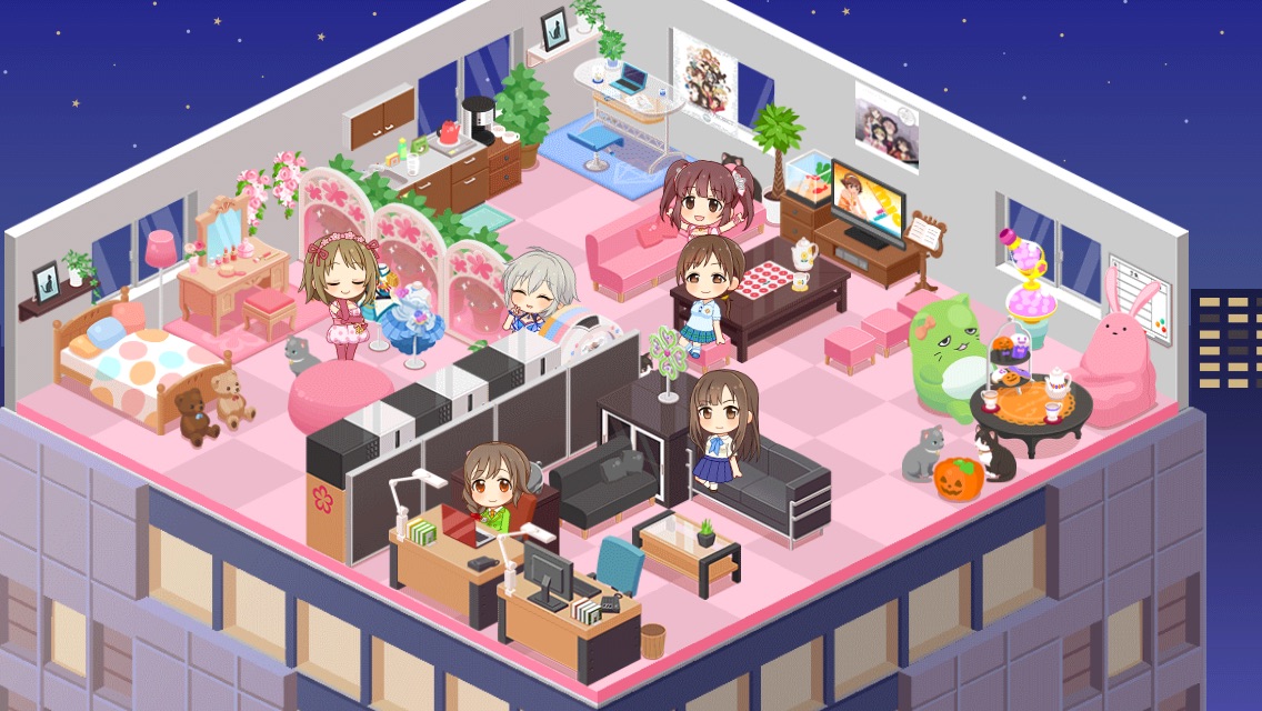 デレステルーム変遷 Star Light Star Bright