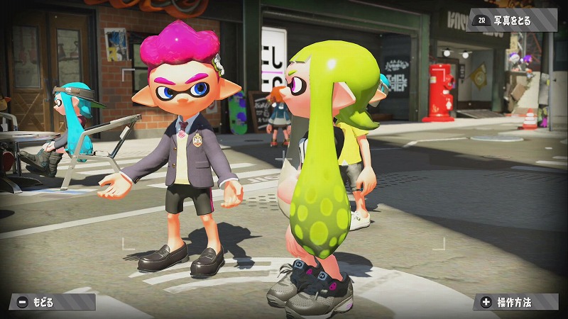 スプラトゥーン2アミーボガール ネオンピンク でアイテムをゲット 他にもイカ オレンジ ボーイ パープル ガール ライムグリーン のアイテムをゲット Splatoon2 Amiibo 8090rock