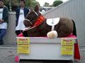 [競馬場の風景]天皇賞（春）・ディープインパクトの巨大ぬいぐるみ