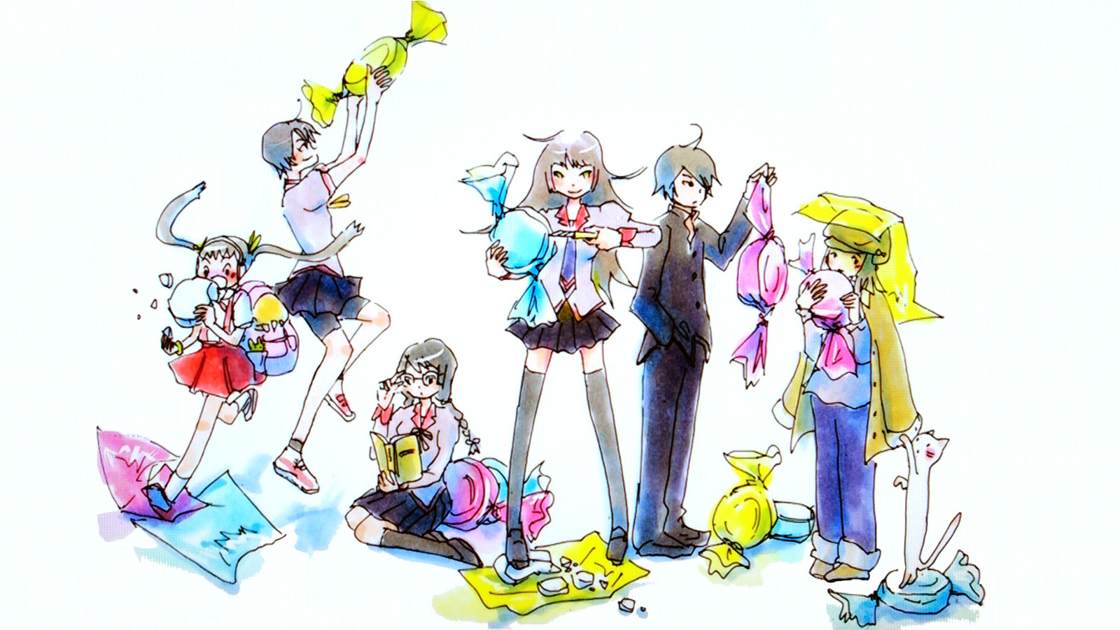 個別 今日マチ子さんの描いた化物語のキャラら の写真 画像 画umelabo像