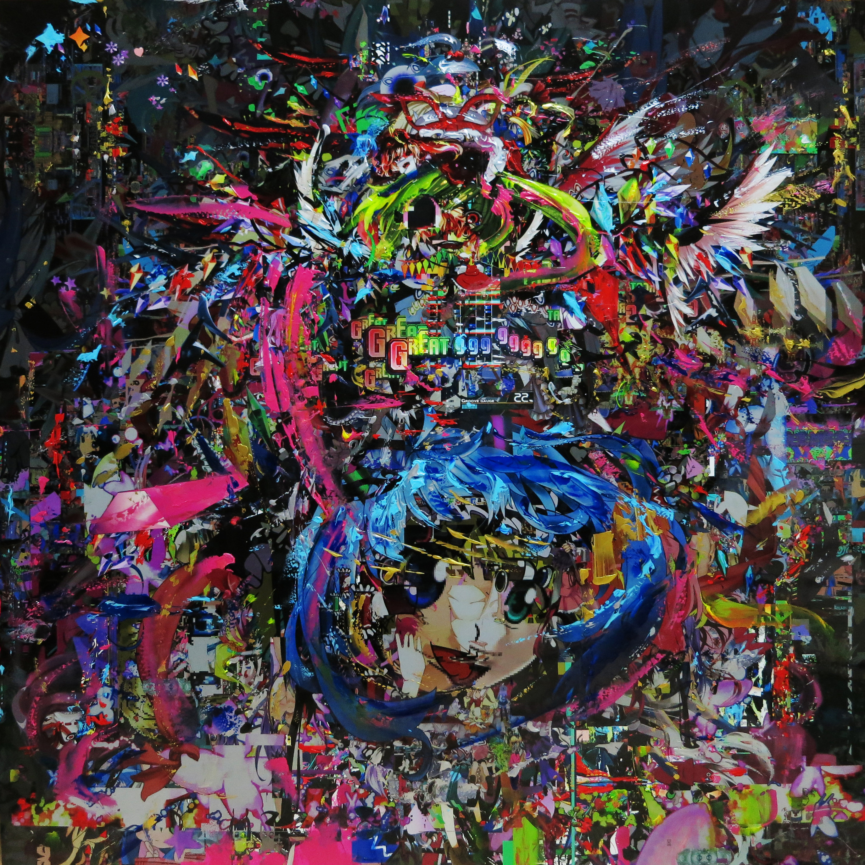 藤城嘘「無言の絵2」2019年カオス*ラウンジ黒瀬陽平梅沢和木