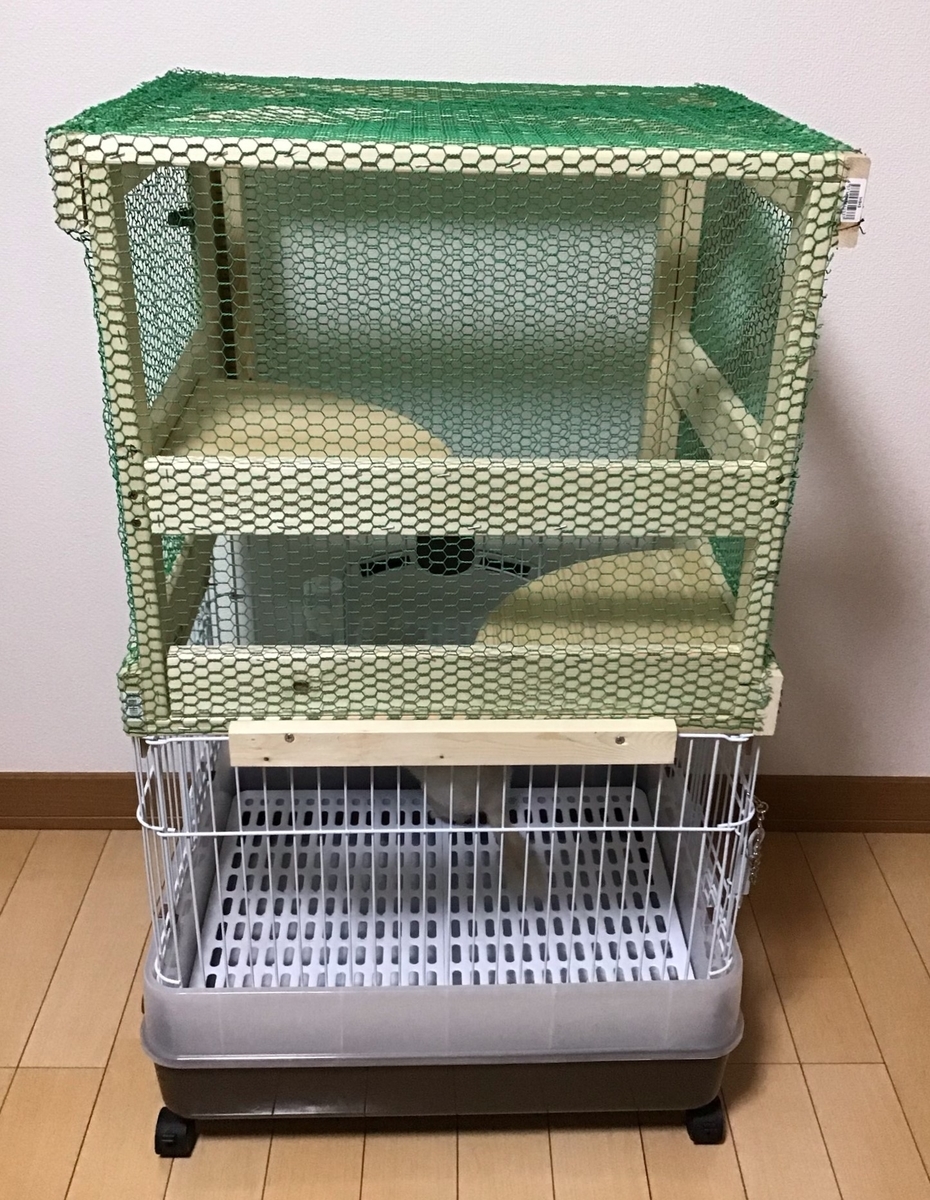 チンチラのケージを増設 - umihebierabuログ