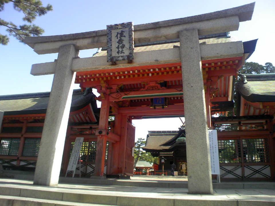 住吉鳥居（角柱鳥居）