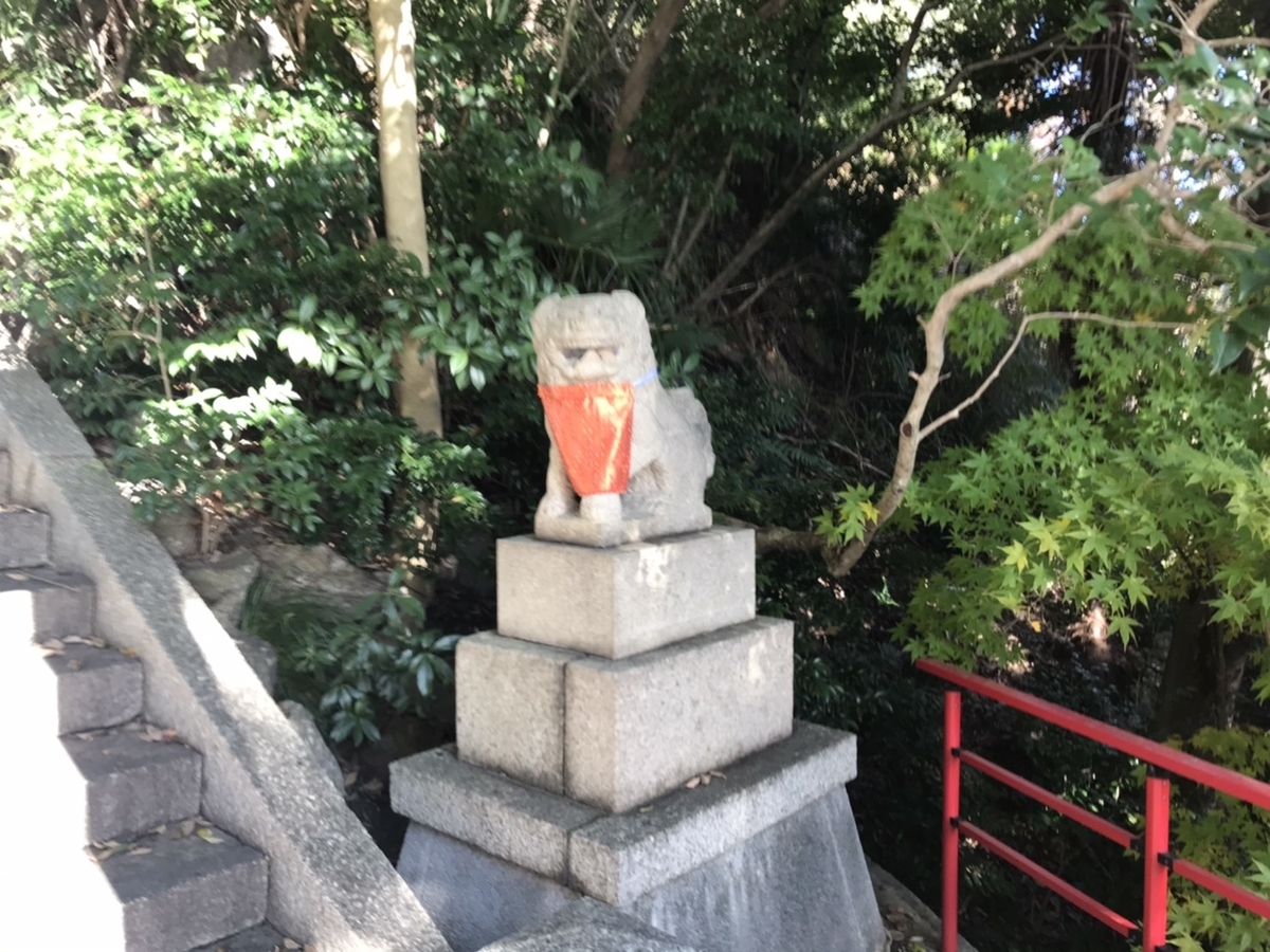 城山八幡宮(名古屋)の狛犬(右)