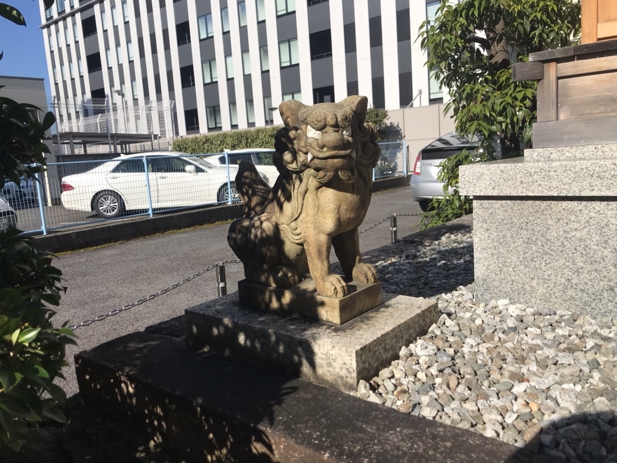 少彦名神社(名古屋)の狛犬 左