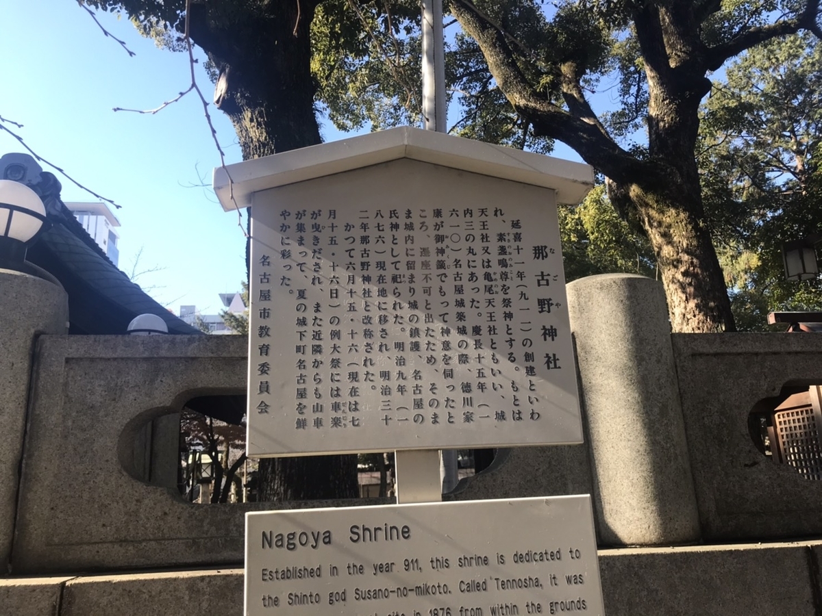 那古野神社由緒