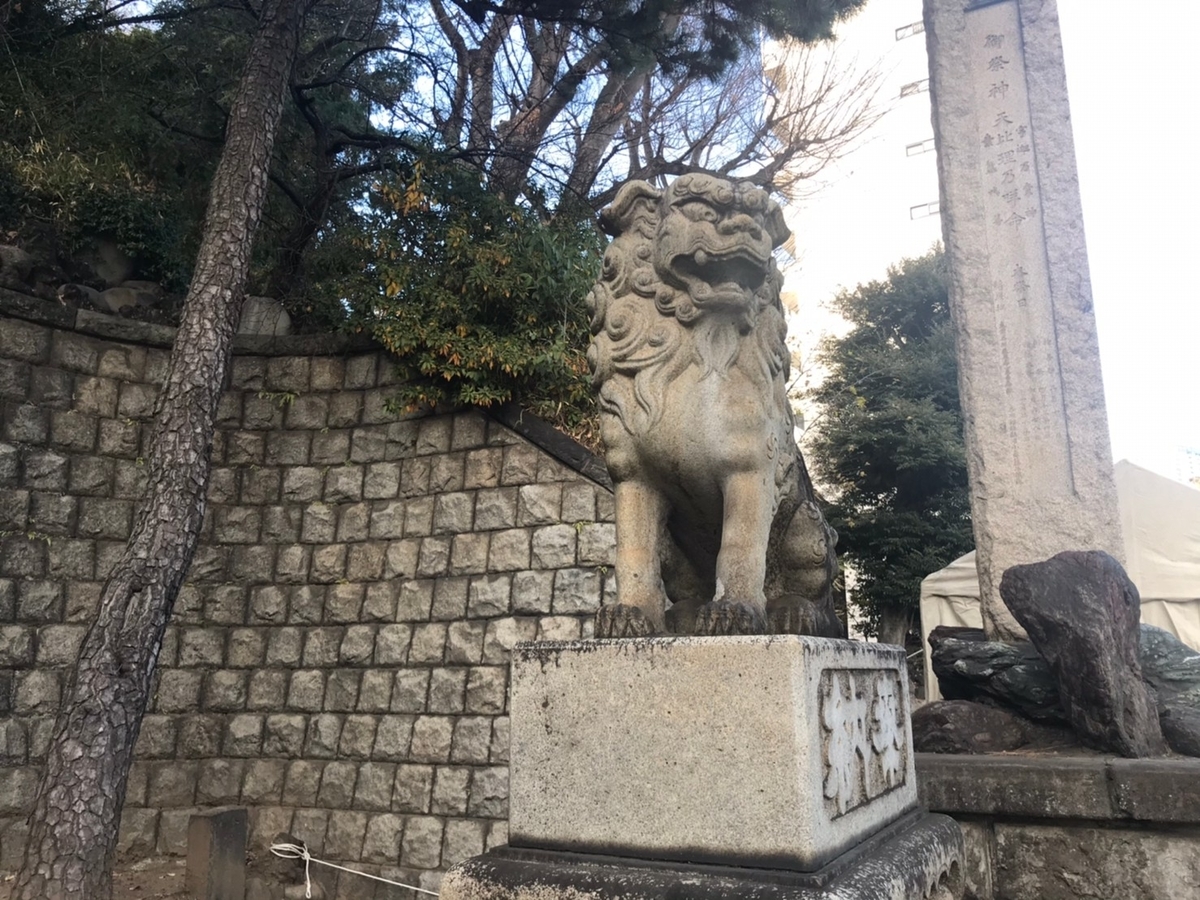 品川神社の狛犬