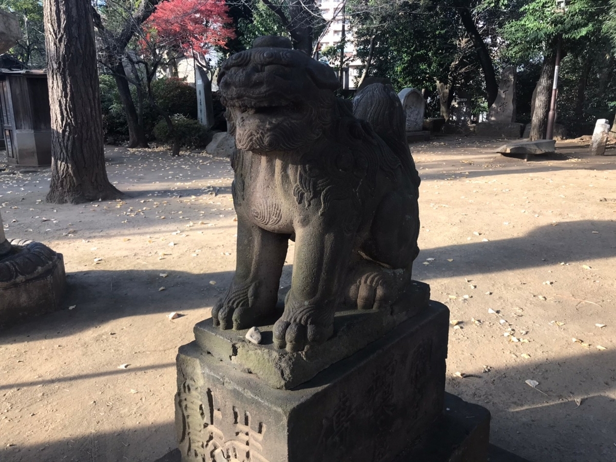 品川神社の狛犬