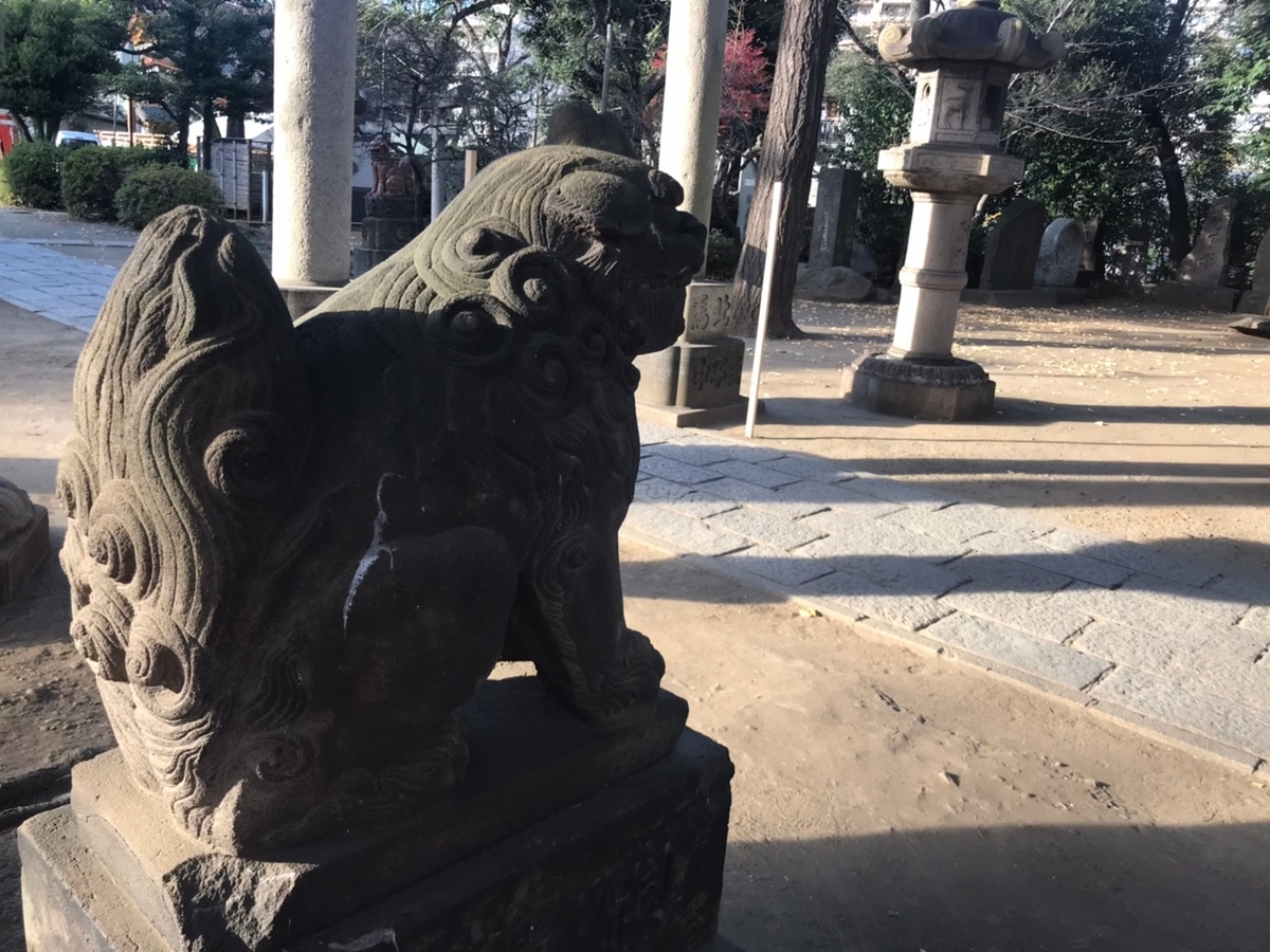 品川神社の狛犬