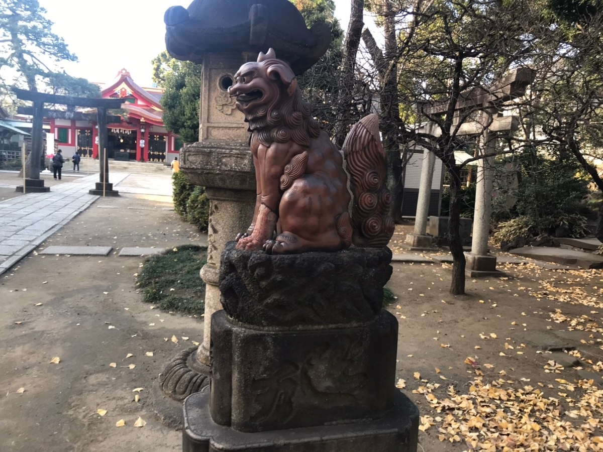 品川神社の狛犬