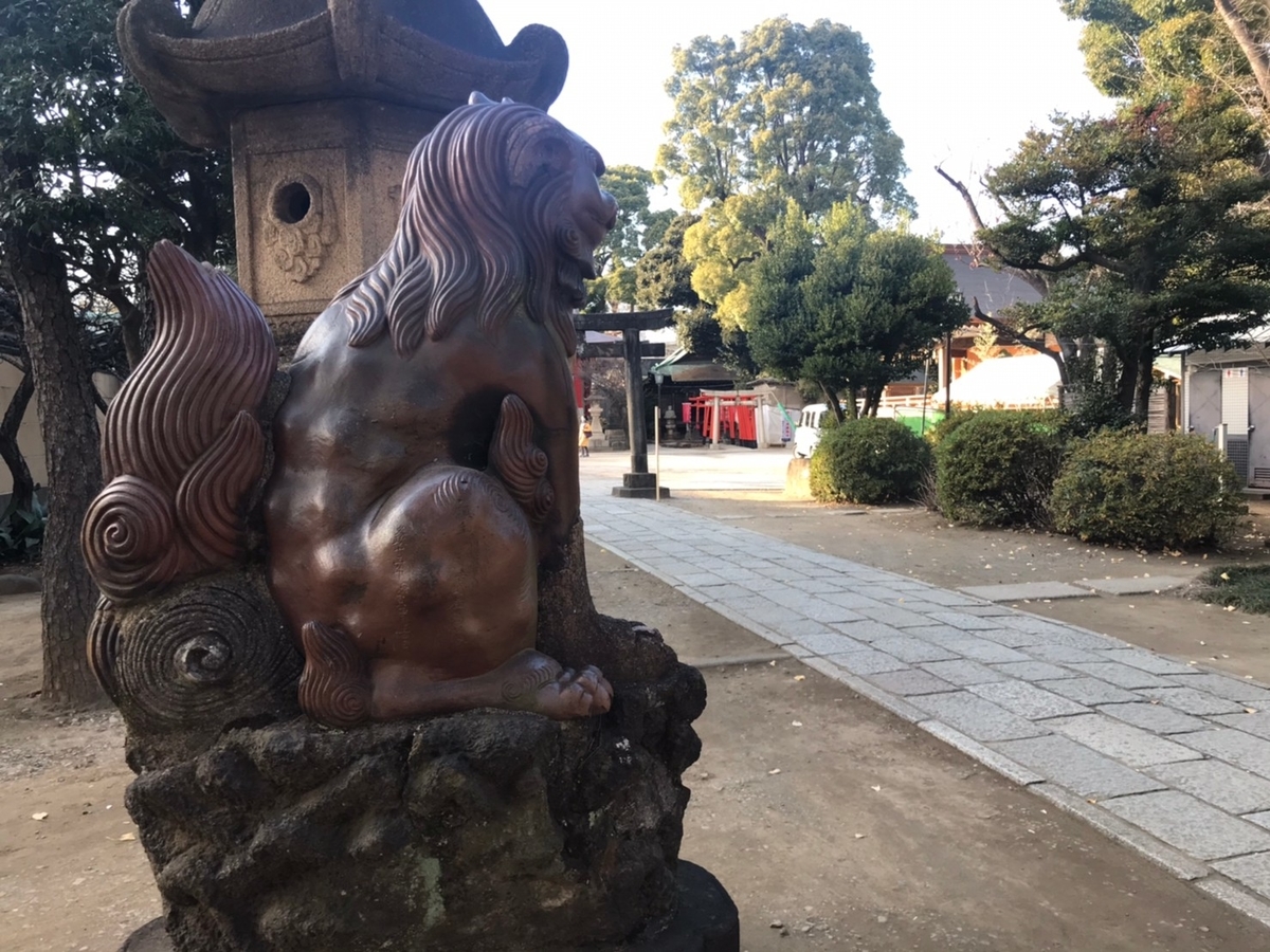 品川神社の狛犬