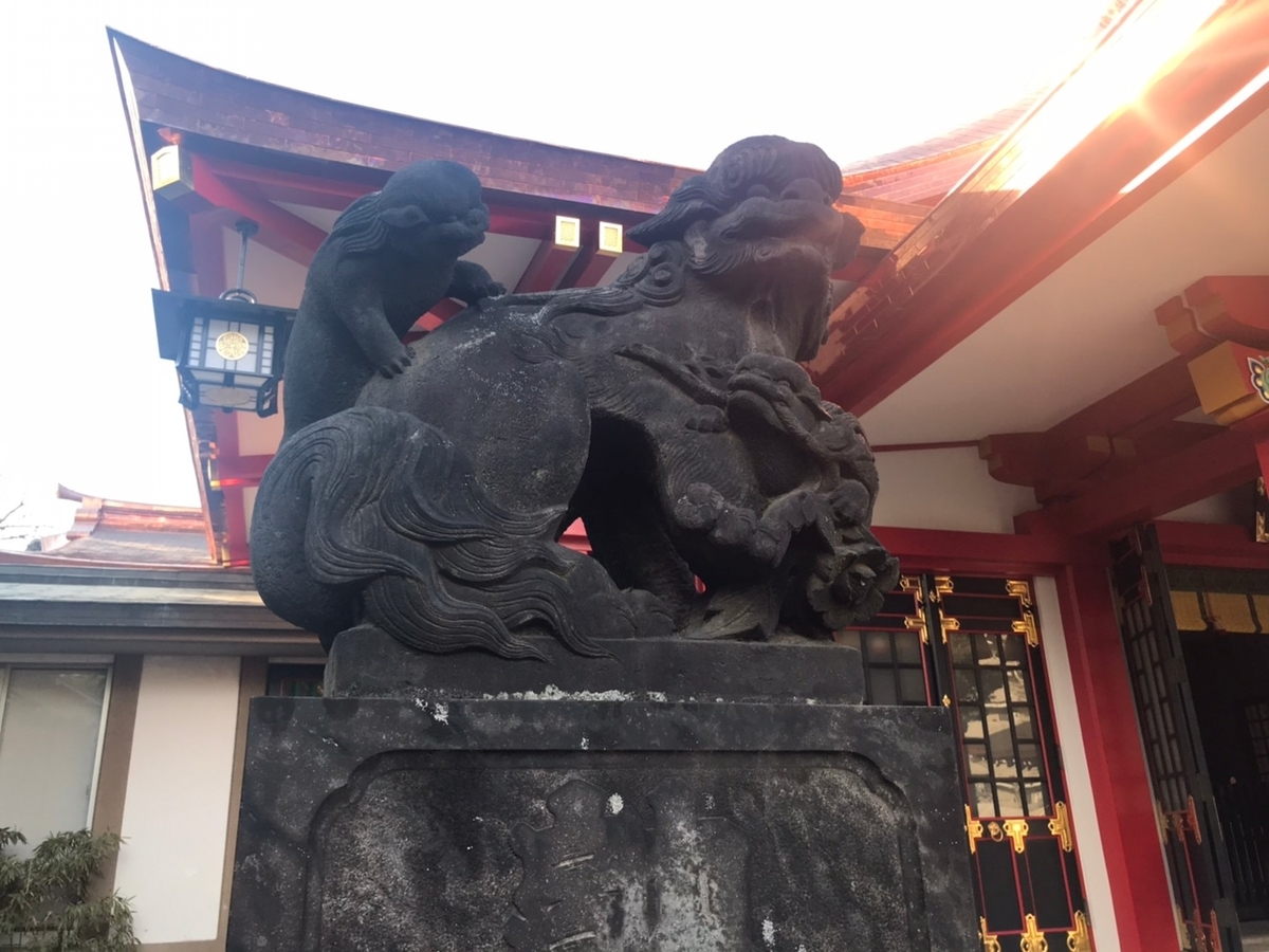品川神社の狛犬
