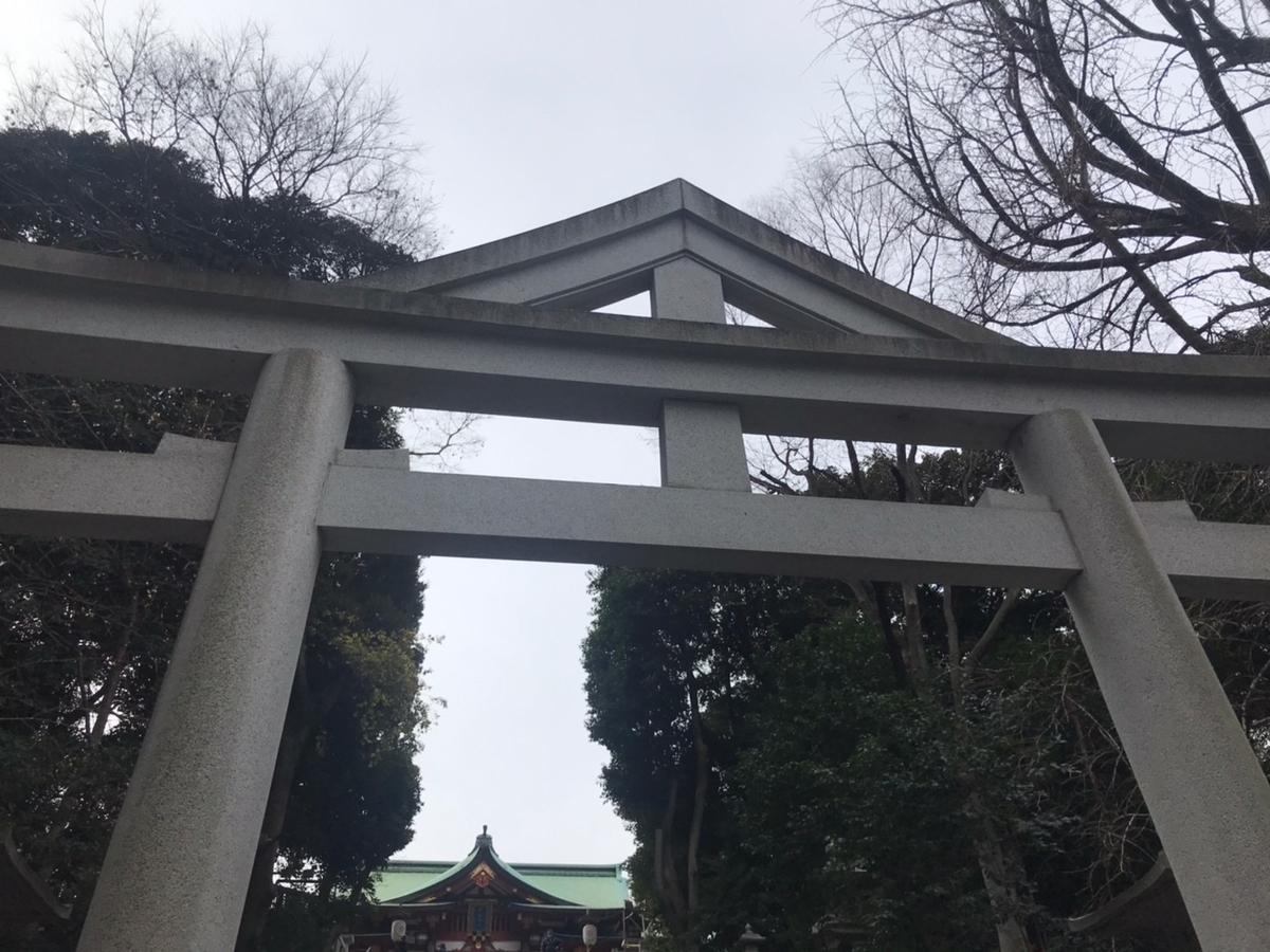 日枝神社の鳥居