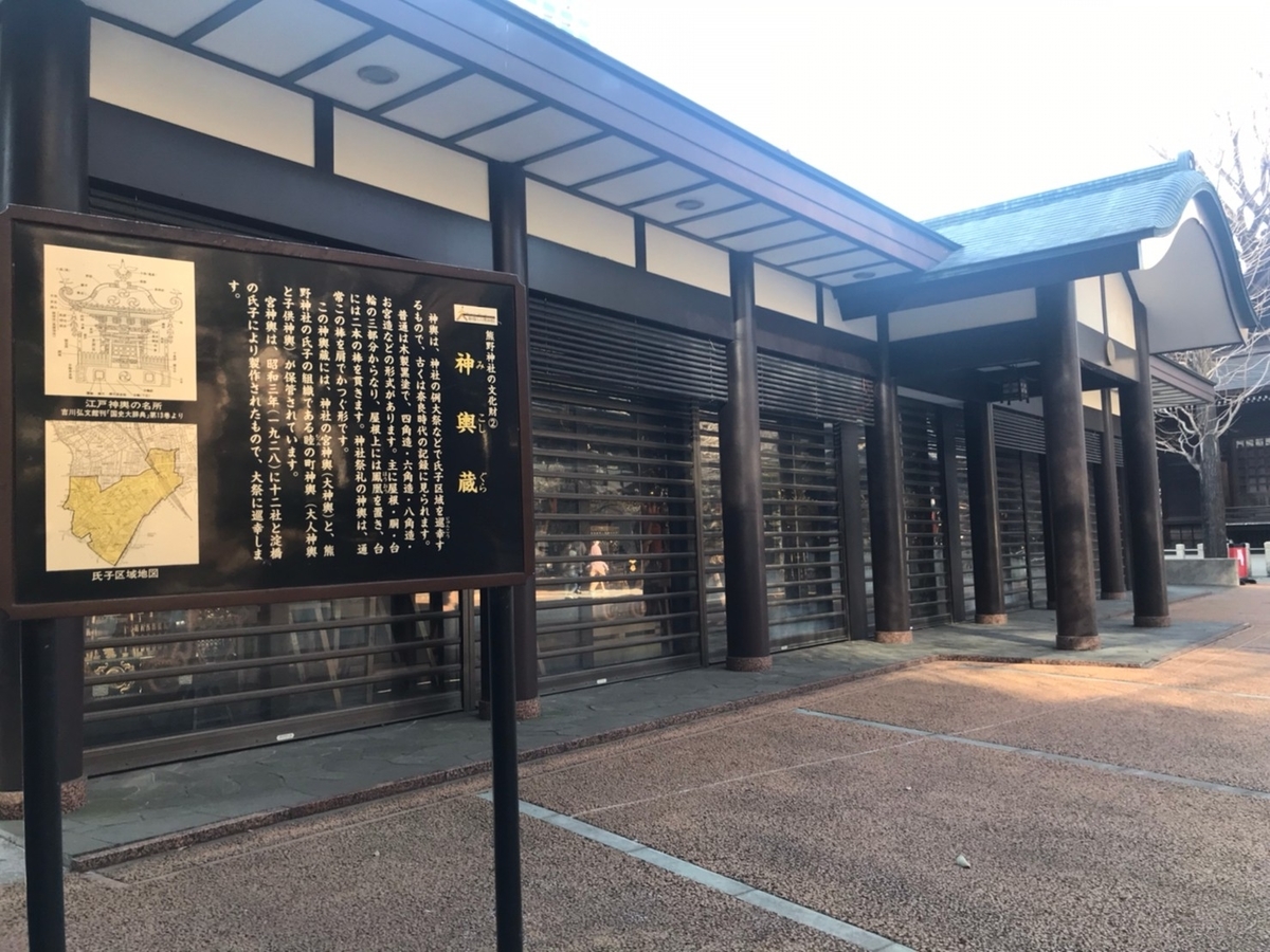 新宿十二社熊野神社の神輿倉