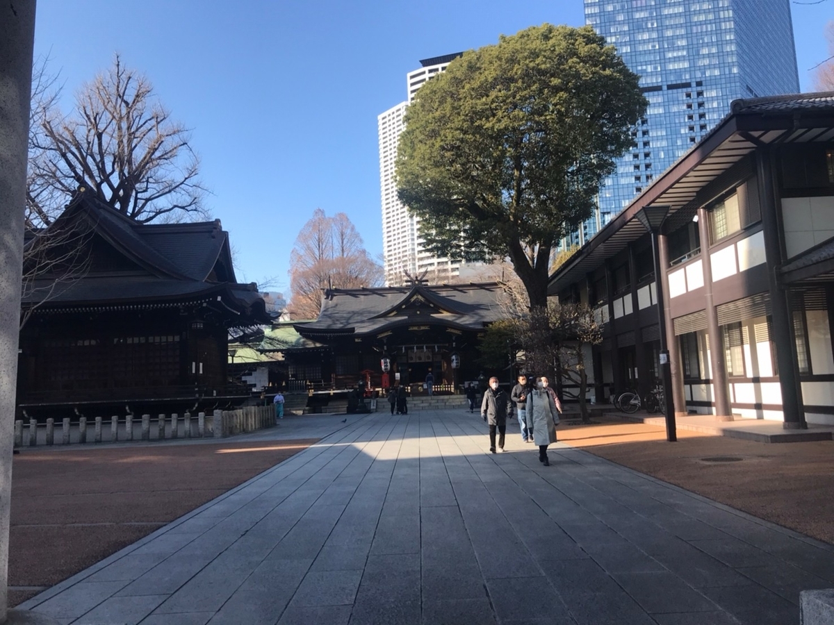 新宿十二社熊野神社　参道