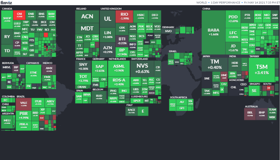 米国株投資】米国株は全面高！ショートカバーなどで中小型株も満遍なく上がるも、ディズニーは決算ミスし下がってしまう。 - ウミノマトリクス