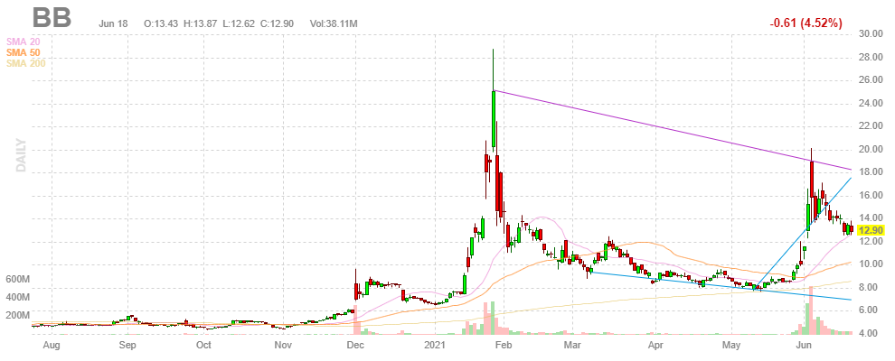 ブラックベリー【BB】2021年6月18日