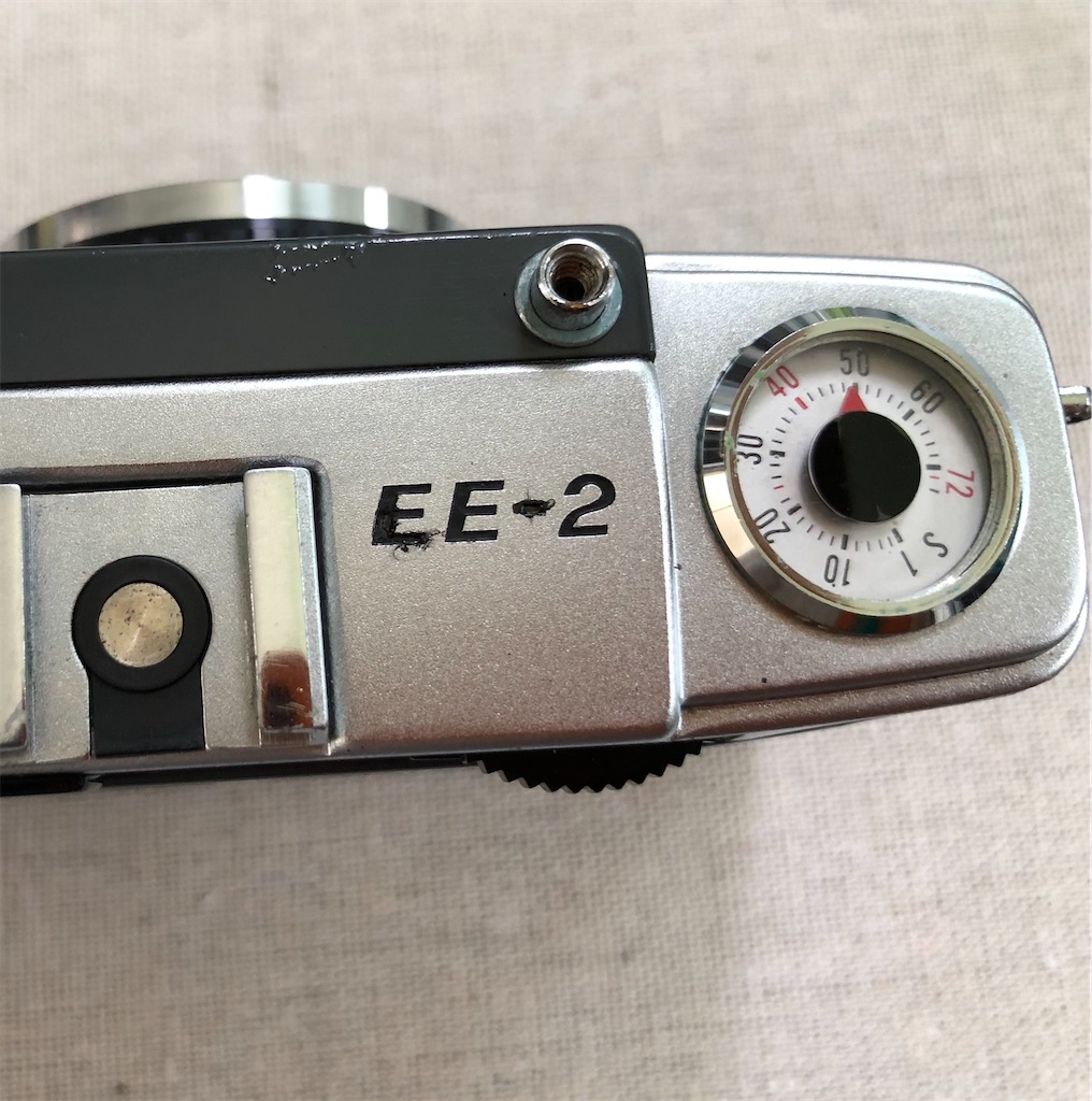 OLYMPUS PEN EE-2の薄れている刻印に色をいれてみた。【こだわって作業
