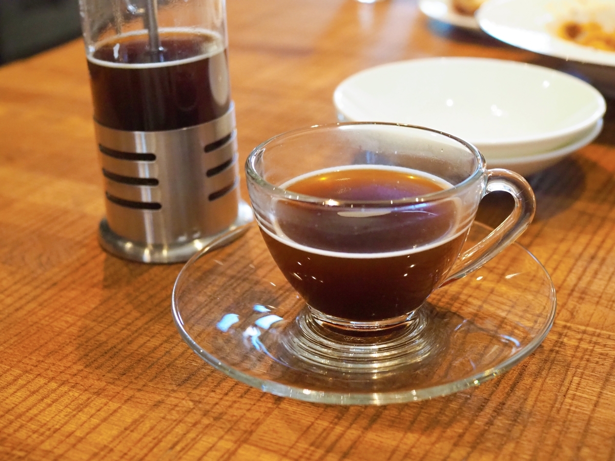 乙部町 Guild Endeavour(ギルドエンデバー)のプレスコーヒー