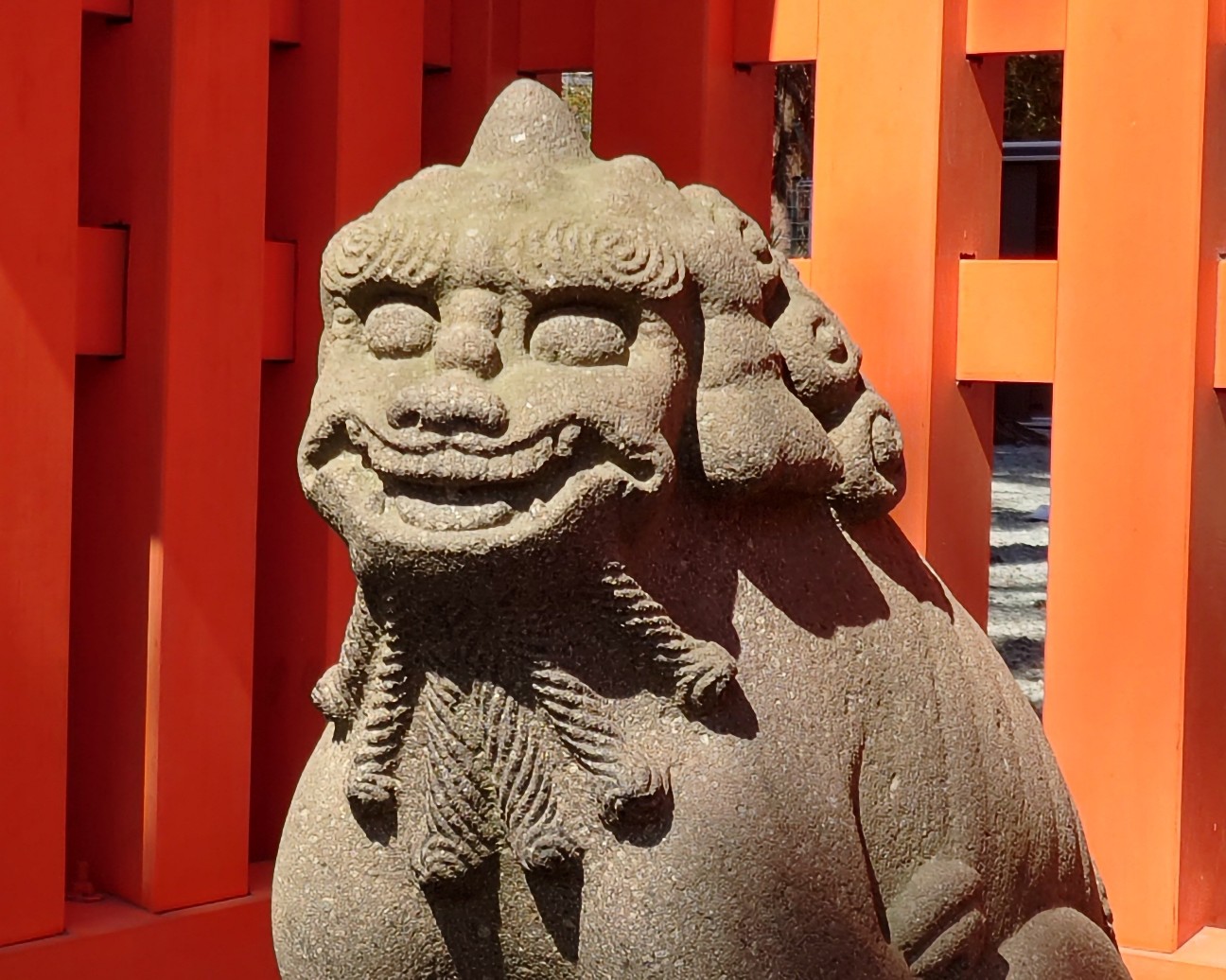 杜の都の天神さま、梅と狛犬たち - 海月美紗のおでかけ日和