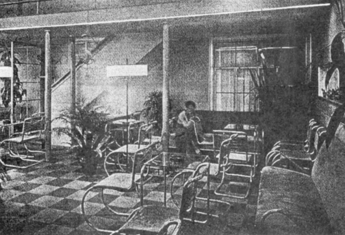 パーラーフロリダ 1930年代日本における鋼管家具