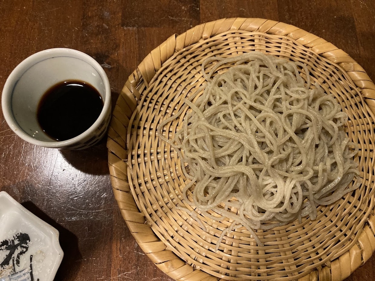 埼玉県産のもりそば