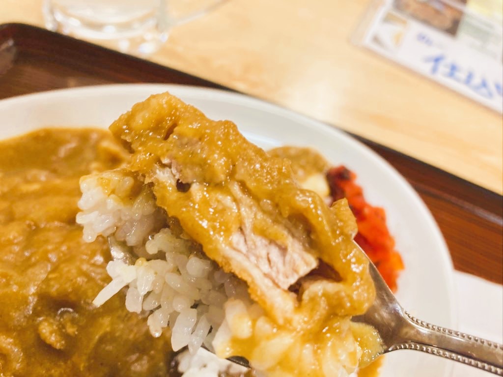 とんかつのアップ