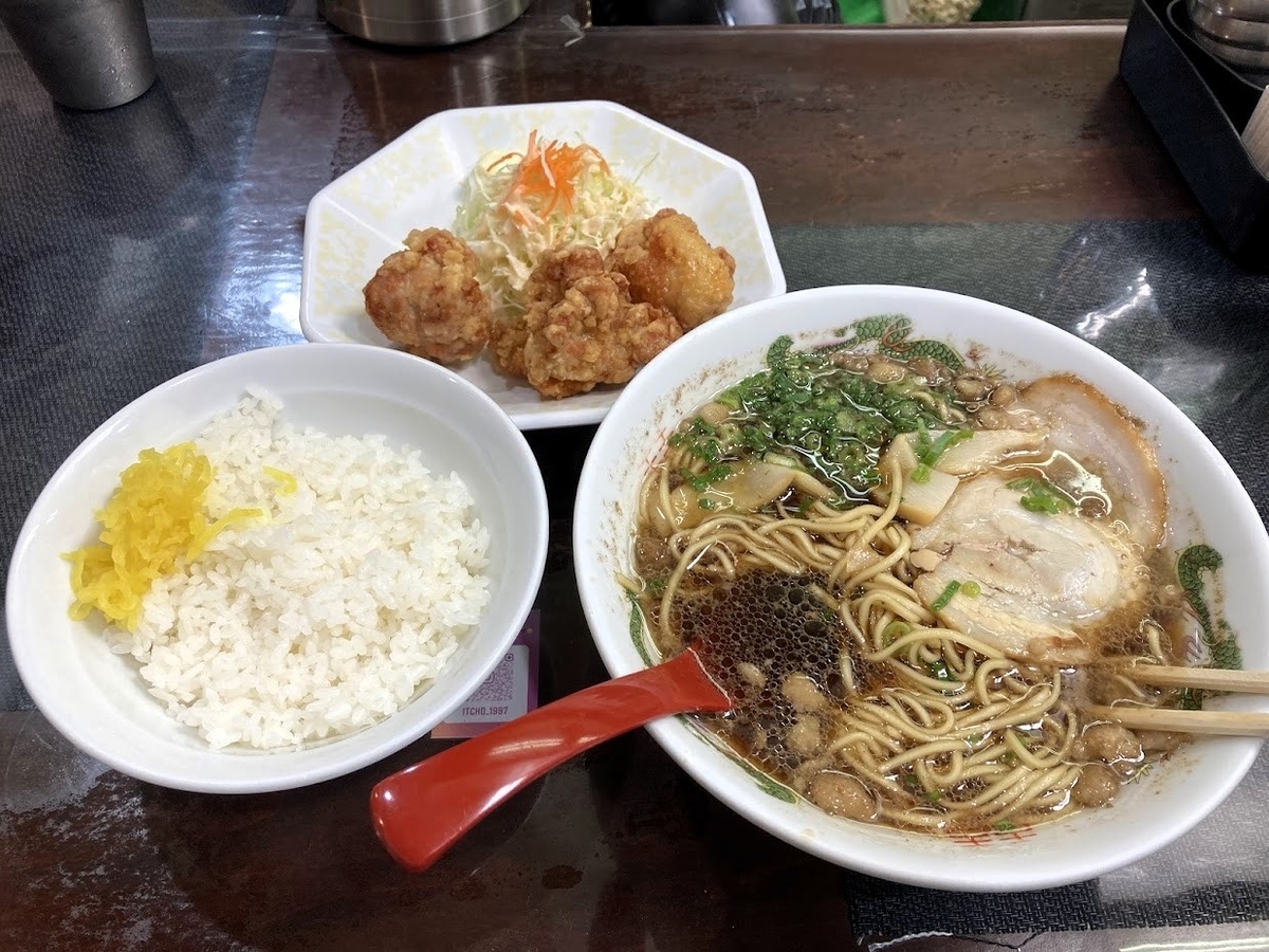 一丁のから揚げセット
