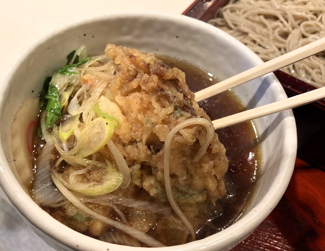 かき揚げつけせいろ